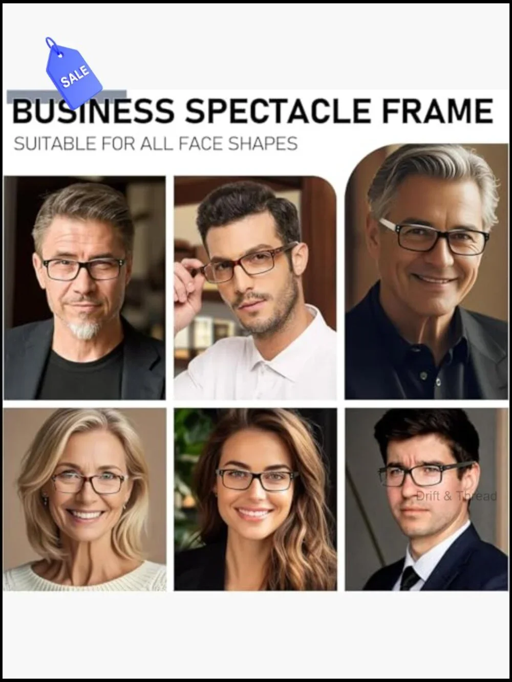 5 Pairs Spring Hinge Reading Glasses for Men Women Readers